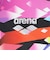 アリーナ（ARENA）水着 レディース 水泳 フィットネスワンピース スパッツ 黒×赤 M-3Lサイズ AS6FWF11L BKRD フィットネス水着