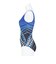 アリーナ（ARENA）水着 フィットネスワンピース Uバック 青 M-3Lサイズ AS6FWF21L BLBK フィットネス水着 大きいサイズ