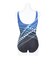 アリーナ（ARENA）水着 フィットネスワンピース Uバック 青 M-3Lサイズ AS6FWF21L BLBK フィットネス水着 大きいサイズ