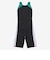 スピード（SPEEDO）フィットネス水着 レディース 水泳 ブラッシーシャドウターンズパズル 青 S-LLサイズ STW12653 AQ