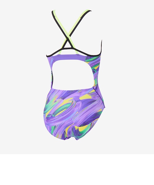 Speedo 競泳水着 レディース サイズO パープル スピード（SPEEDO）競泳水着 レディース 水泳 ブラッシーシャドウ