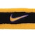ナイキ（NIKE）ヘッドバンド スウッシュ クラシック 黒×黄 4.5cm幅 BN1000-009 ヘアバンド スポーツバンド