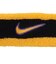 ナイキ（NIKE）ヘッドバンド スウッシュ クラシック 黒×黄 4.5cm幅 BN1000-009 ヘアバンド スポーツバンド