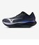 ミズノ（MIZUNO）ランニングシューズ トレーニングシューズ 部活 ウエーブ リベリオン フラッシュ 3 ネイビー ホワイト J1GC267601