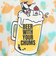 チャムス（CHUMS）AtBg 乾杯 Tシャツ CH01-2570-Z358