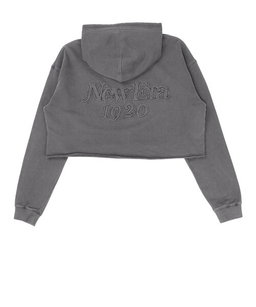 ニューエラ（NEW ERA）クロップド スウェット カットオフ フーディー