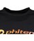 ファイテン（PHITEN）バレーボールウェア 長袖ラメグラデ Tシャツ BK/OR 3126JG72420