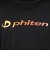ファイテン（PHITEN）バレーボールウェア 長袖ラメグラデ Tシャツ BK/OR 3126JG72420
