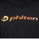 ファイテン（PHITEN）バレーボールウェア 長袖ラメグラデ Tシャツ BK/OR 3126JG72420