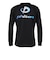 ファイテン（PHITEN）バレーボールウェア 長袖ラメグラデ Tシャツ BK/BL 3126JG72400