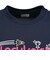 バドミントンウェア ドライ長袖Tシャツ T-6202U-NVY