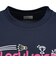 バドミントンウェア ドライ長袖Tシャツ T-6202U-NVY