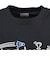 バドミントンウェア ドライ長袖Tシャツ T-6202U-BLAGLD