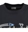 バドミントンウェア ドライ長袖Tシャツ T-6202U-BLAGLD