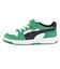 プーマ（PUMA）ジュニアスニーカー スポーツシューズ リバウンドスラム ロウ PS グリーン 40829305 スポーツ カジュアル シューズ