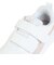 プーマ（PUMA）ジュニアスニーカー スポーツシューズ コートフレックス グリッツ PS ホワイト ピンク 40838101 スポーツ カジュアル シューズ