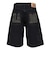 エクストララージ（XLARGE）ステッチ ロゴ デニムショーツ 101261031016-BLACK