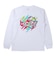 バドミントンウェア ドライロングTシャツ T-6201U-WHT