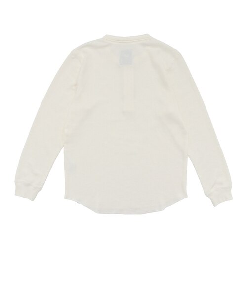 エルケクス（ELKEX）ワッフル ヘンリー 長袖Tシャツ EKM6FA0056 OWHT