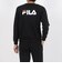 フィラ（FILA）テニスウェア リニアロゴ グラフィックスウェットシャツ CE6FBM023-BK0
