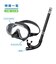 リーフツアラー（REEFTOURER）シュノーケリング 2点セット 24 RC9105 BKBK スノーケル&マスク 10歳から大人用