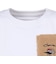 チャムス（CHUMS）キッズ フラッフィーポケットブラッシュド ロングスリーブTシャツ CH21-1475-W001