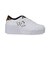 ディーシーシューズ（DC SHOES）スニーカー チェルシー ライト ウェッジ  ホワイト ブラウン 26FW DW264601 WWL ボーダーシューズ ス…