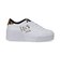 ディーシーシューズ（DC SHOES）スニーカー チェルシー ライト ウェッジ  ホワイト ブラウン 26FW DW264601 WWL ボーダーシューズ ス…