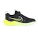 ナイキ（NIKE）ジュニアスポーツシューズ ベルクロ ベルト付き スニーカー コスミック ランナー LGT PS ブラック グリーン IU8572-032