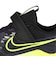 ナイキ（NIKE）ジュニアスポーツシューズ ベルクロ ベルト付き スニーカー コスミック ランナー LGT PS ブラック グリーン IU8572-032