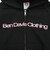 ベンデイビス（BEN DAVIS）相良ジップ パーカー 26780058-BLK