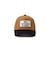 ニューエラ（NEW ERA）ジュニア キャップ Youth 9FORTY A-Frame Duck Canvas ウーブンパッチ ライトブロンズ ネイビーコー…