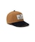 ニューエラ（NEW ERA）ジュニア キャップ Youth 9FORTY A-Frame Duck Canvas ウーブンパッチ ライトブロンズ ネイビーコー…