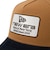 ニューエラ（NEW ERA）ジュニア キャップ Youth 9FORTY A-Frame Duck Canvas ウーブンパッチ ライトブロンズ ネイビーコー…