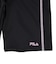 フィラ（FILA）フィットネス水着 レディース 水泳 袖付きチェック柄プリントジップセパレート 346602-BK