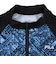 フィラ（FILA）フィットネス水着 レディース 水泳 袖付きチェック柄プリントジップセパレート 346602-NV