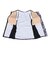 フィラ（FILA）フィットネス水着 レディース 水泳 チェック柄プリントジップセパレート 346601-BK