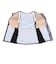 フィラ（FILA）フィットネス水着 レディース 水泳 チェック柄プリントジップセパレート 346601-BK