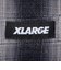 エクストララージ（XLARGE）OVERDYED OMBRE チェックシャツ 101263014004-BLACK