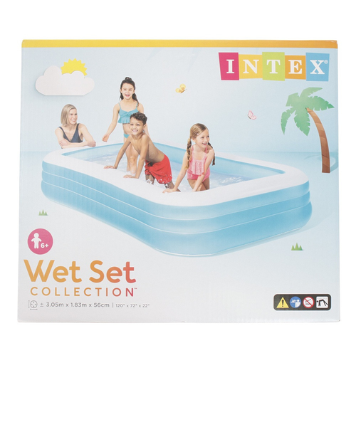 インテックス（INTEX）ビニールプール 長方形 305×183×56 58484