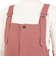 クリフメイヤー（KRIFF MAYER）カットジャンパースカート 2233508L-30:PINK ピンク ワンピース 春 ストレッチ フロントファスナー