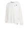 ジャックウルフスキン（JackWolfskin）長袖Tシャツ ロンT JP PAW IN ポケット長袖Tシャツ 5030821-5055 ホワイト