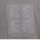 リーフ（REEF）ラッシュガード 半袖 Tシャツ UVカット 紫外線対策 ロゴ RFTEM2324 CHARCOAL Mサイズ