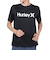 ハーレー（HURLEY）ラッシュガード 半袖 Tシャツ RASH ONE AND ONLY TEE MRG2310032-BLK 速乾 UVカット