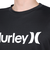 ハーレー（HURLEY）ラッシュガード 半袖 Tシャツ RASH ONE AND ONLY TEE MRG2310032-BLK 速乾 UVカット