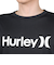 ハーレー（HURLEY）UPF50+ 軽量 速乾 ストレッチ ラッシュガード 長袖 RASH ONE AND ONLY MRG2310033-BLK