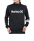 ハーレー（HURLEY）ラッシュガード 長袖 フルジップ ジャケット MRG2310037-BLK 速乾 UVカット