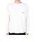 クリフメイヤー（KRIFF MAYER）長袖Tシャツ ロンT キャンプラビットプリントポケ 長袖Tシャツ 2317801-5:OFF ホワイト