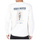 クリフメイヤー（KRIFF MAYER）長袖Tシャツ ロンT キャンプラビットプリントポケ 長袖Tシャツ 2317801-5:OFF ホワイト