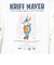 クリフメイヤー（KRIFF MAYER）長袖Tシャツ ロンT キャンプラビットプリントポケ 長袖Tシャツ 2317801-5:OFF ホワイト